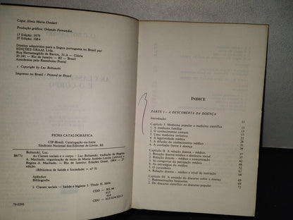 201- As Classes Sociais E O Corpo - Luc Boltanski - 1984