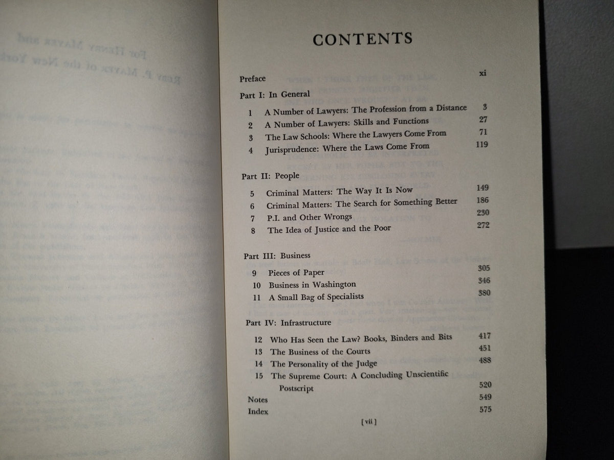 212- The Lawyers - Martin Mayer - Harper & Row, Publishers - 1967