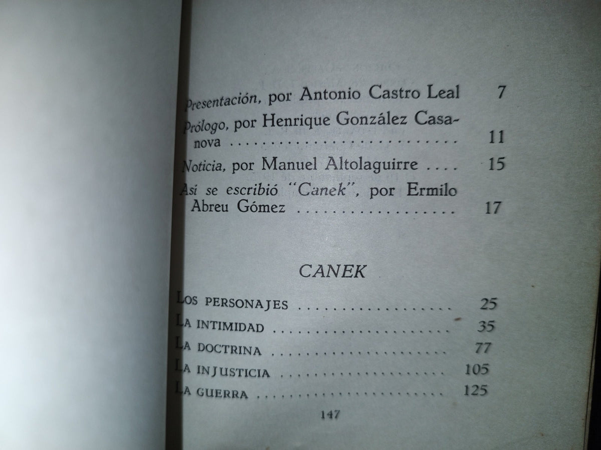 158- Canek. Historia Y Leyenda De Un Héroe Maya - Ermilo Abreu Gómez. Ediciones Oasis, S. A. - 1975