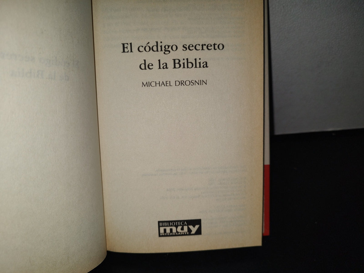 89- El Código Secreto De La Biblia - Michael Drosnin