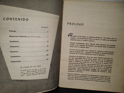158- 292 Libretillo Vintage Sobre Negocios: Ideas Para Su Negocio - Editado Por Visión. Revista Internacional - 50's