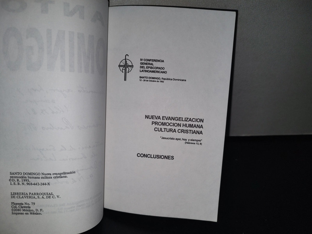 90- Santo Domingo. Iv Conferencia General Del Episcopado Latinoamericano