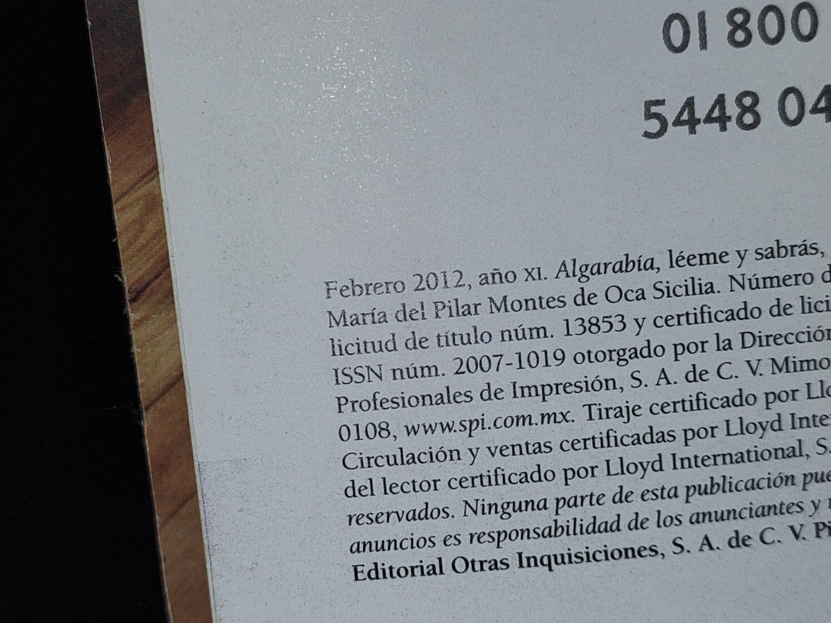 202- Algarabía. Castillos: Emblema Del Poder Medieval - # 89, Año XI, Febrero 2012