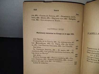 64- Historia Universal Iv. Historia Moderna Hasta 1715 - C. Seignobos - Madrid, Daniel Jorro, Editor, 1912