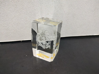 A3- Cubo De Cristal En Grabado Láser: La Sagrada Familia - 2000'S