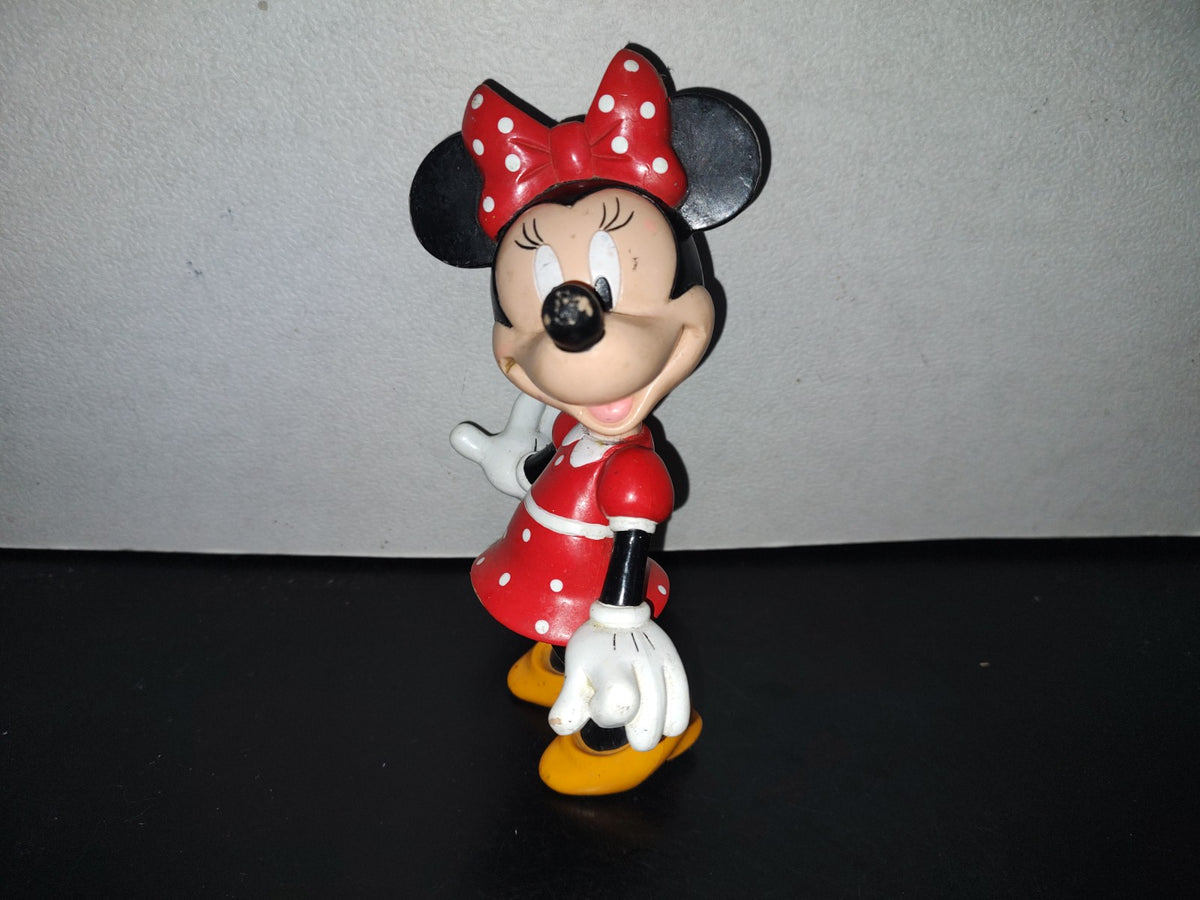 A2- Juguete Grande Disney. Minnie Cabeza Con Resorte. Disney Applause - 90'S