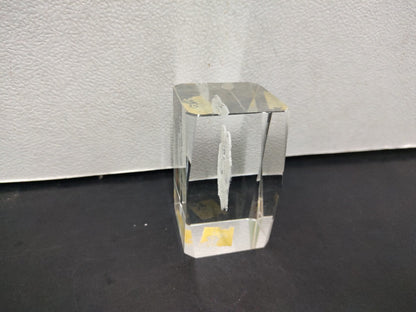 A3- Cubo De Cristal En Grabado Láser: La Sagrada Familia - 2000'S