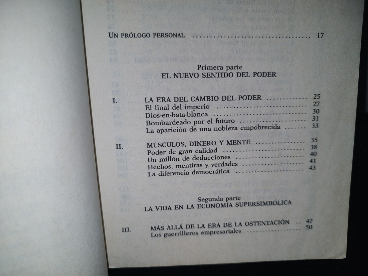 128- El Cambio Del Poder. Powershift - Alvin Toffler