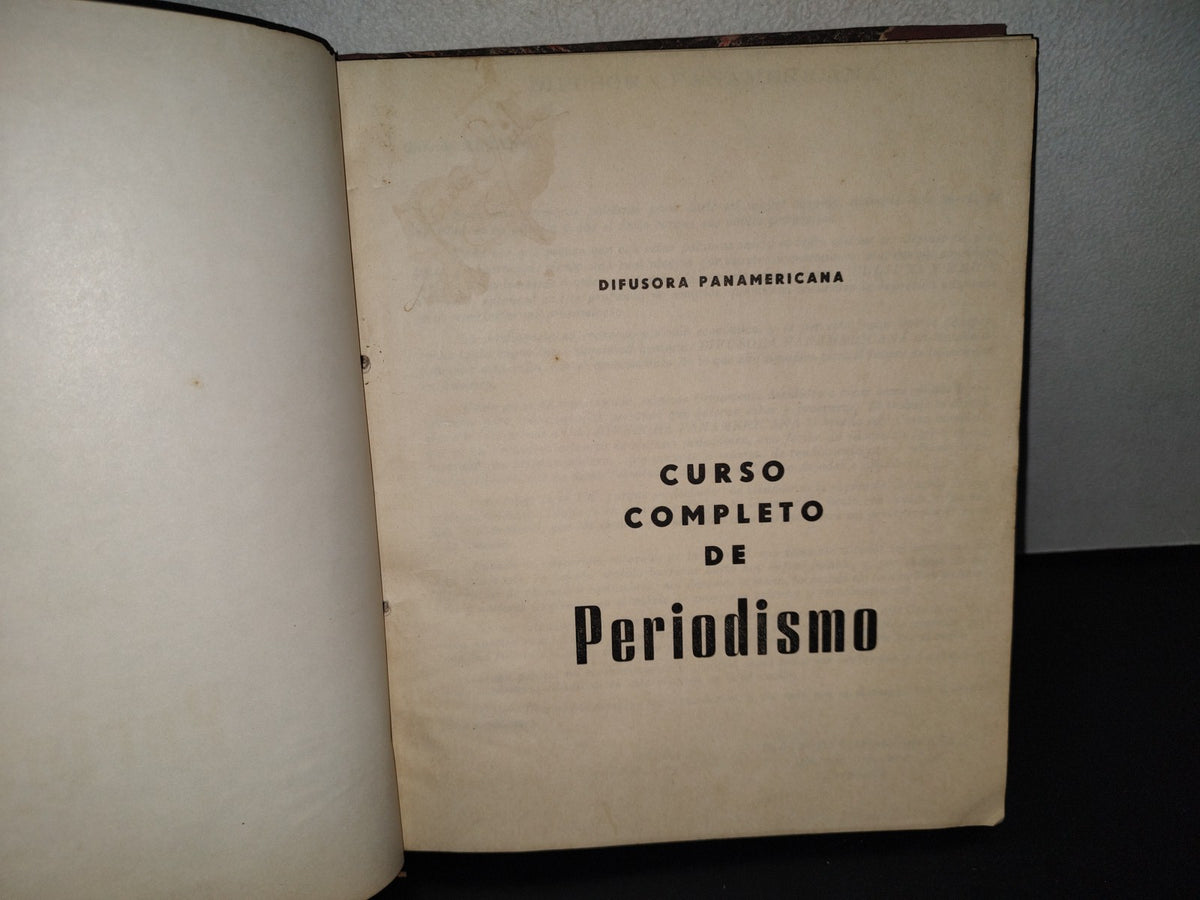 158- Curso Completo De Periodismo - Difusora Panamericana - 60's