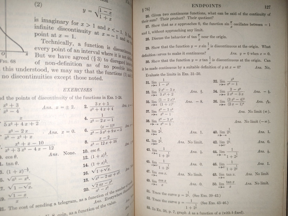 92- Differential And Integral Calculus - Clyde E. Love , Ph. D. New York, The Macmillan Company 1948