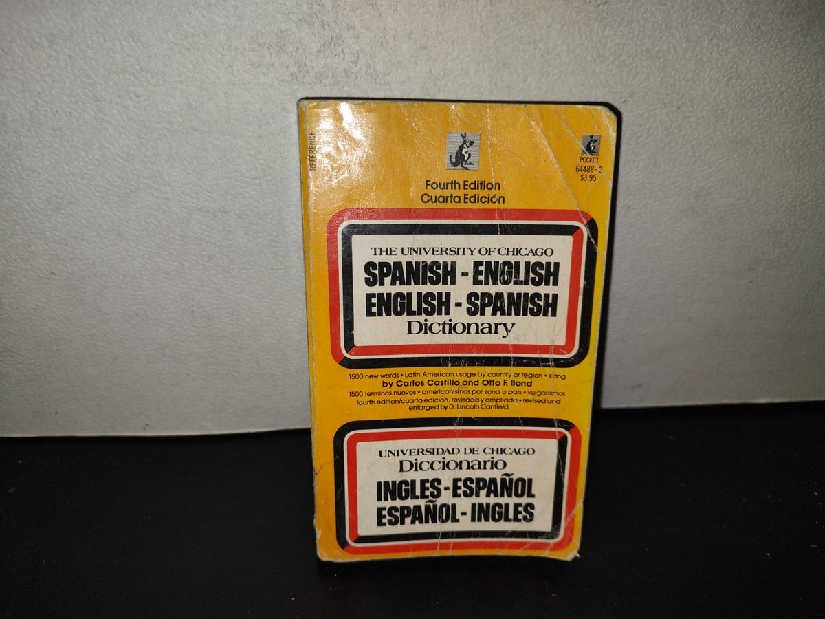201- Universidad De Chicago Diccionario Inglés-Español Espaol-Inglés. First Pocket Books, 1987