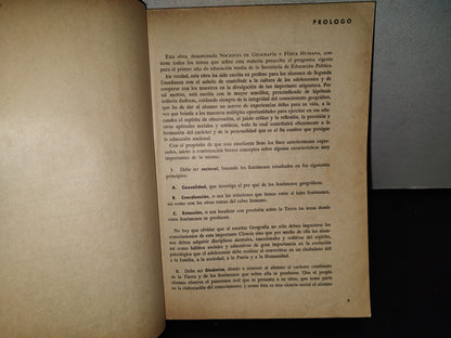 118- Nociones De Geografía Física Y Humana - María De La Luz Salazar Y Salazar