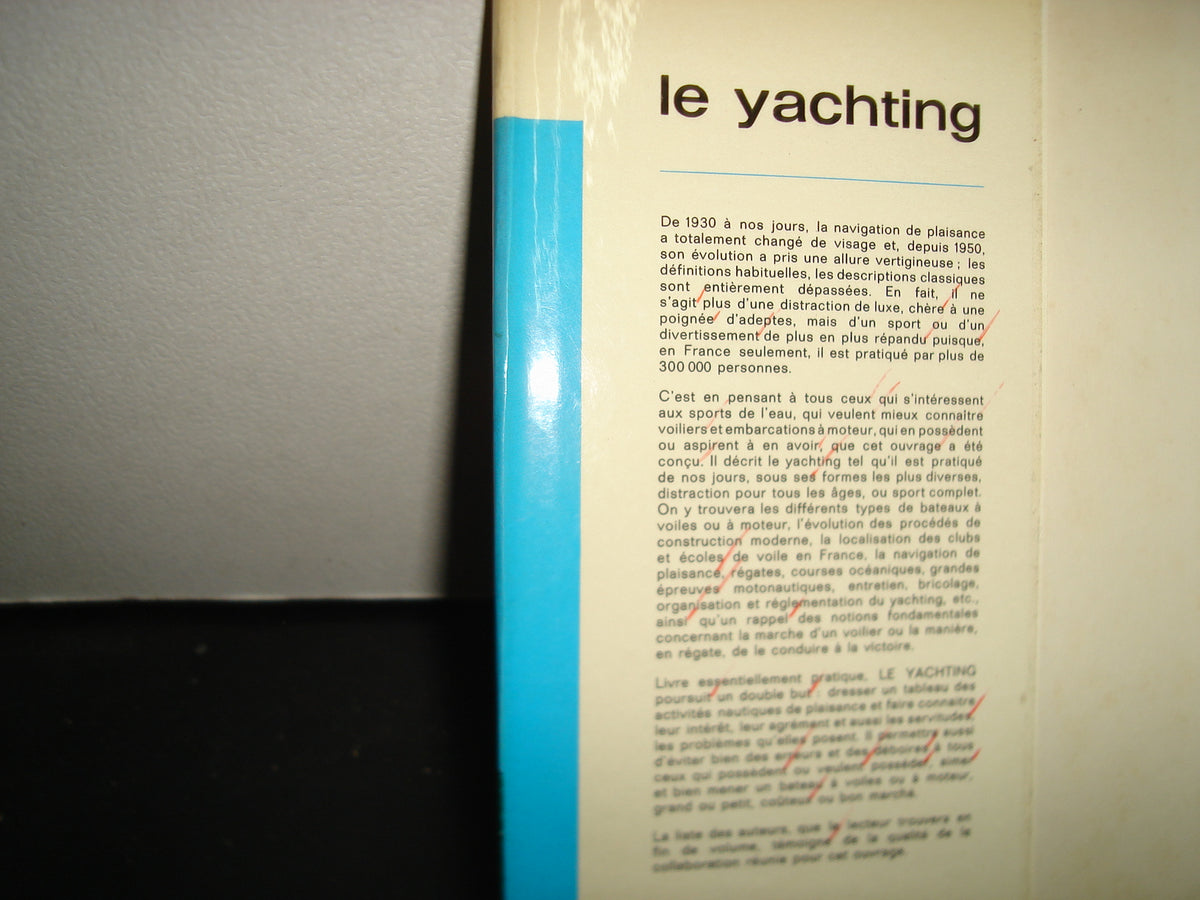 167- Idioma Francés - Libro, Yates, Barcos / Le Yachting. Voile Moteur - Larousse