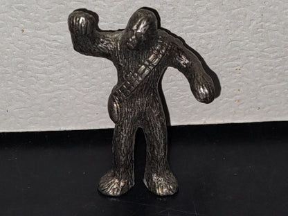 A6- Figura De Metal De Star Wars Promocional De Negrito Bimbo 2005: Chewbacca