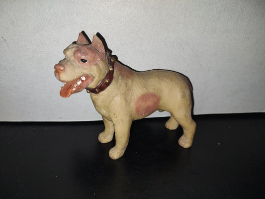 A2- Pieza De Resina- Perro Pit Bull En Cuatro Patas - 90'S