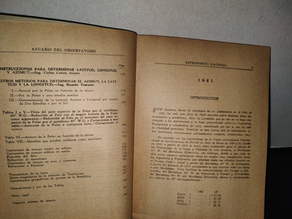 66- Anuario Del Observatorio Astronómico Nacional Para El Año De 1981 . Unam