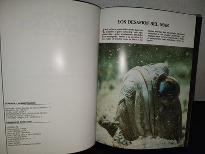 158- Enciclopedia Cousteau. Mundo Submarino: Los Desafíos Del Mar, Tomo 19. Ediciones Urbión, 1981