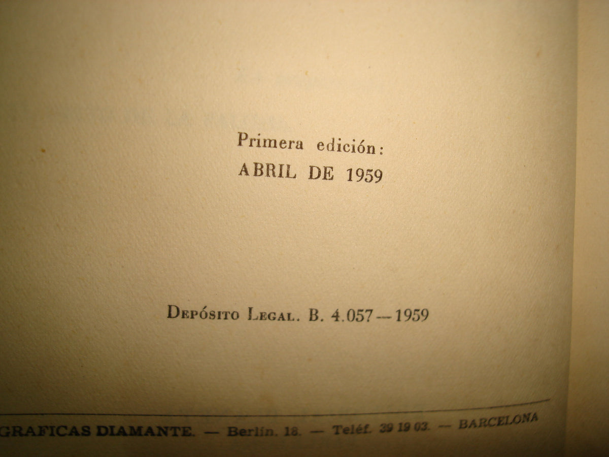 7- Manos Cruzadas Sobre El Halda - Castillo Navarro - Primera Edición 1959