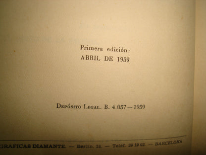 7- Manos Cruzadas Sobre El Halda - Castillo Navarro - Primera Edición 1959