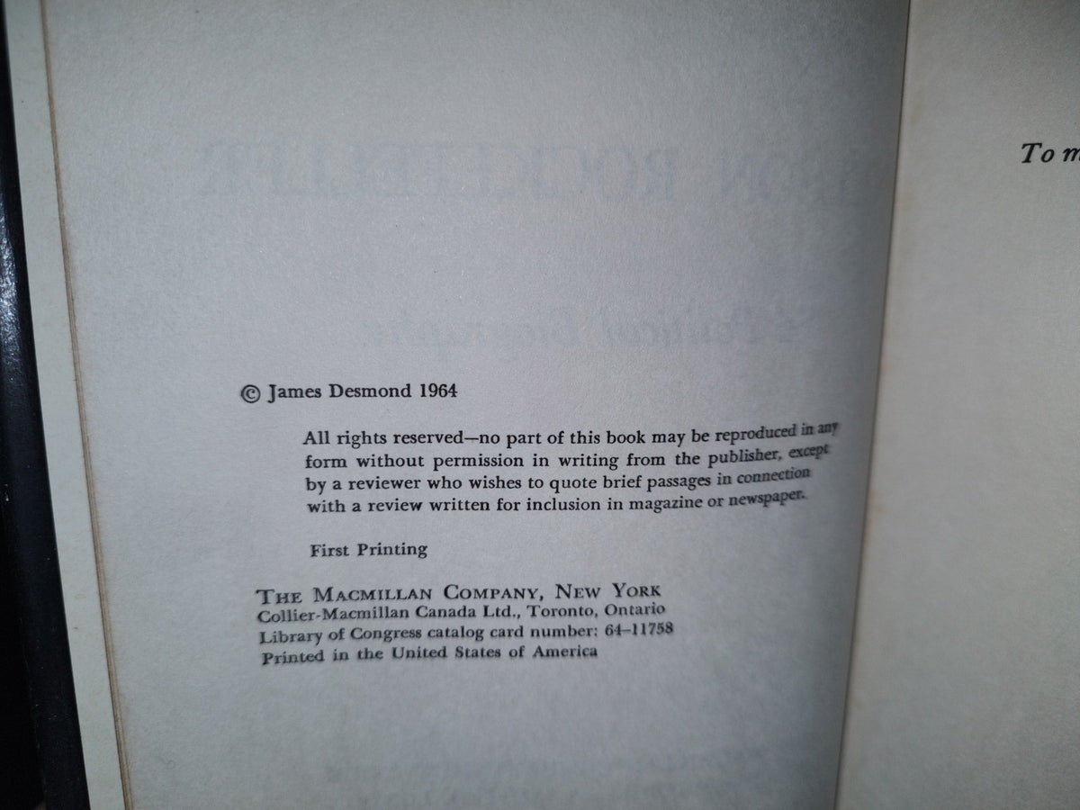 58- Nelson Rockefeller, A Political Biography - James Desmond - 1964