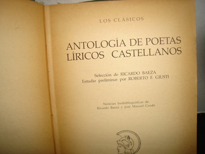 21- Los Clásicos - Antología De Poetas Líricos Castellanos