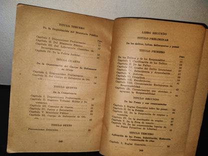 92- Antiguo Código De Justicia Militar - Librería Militar Marte, México, D. F. - 1934