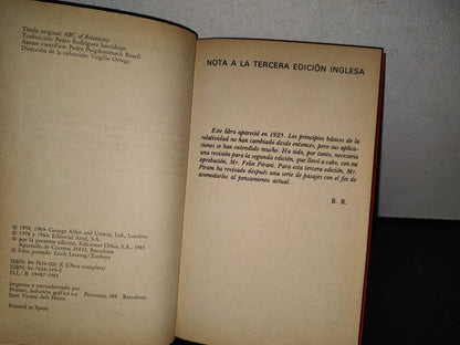 118- Muy Interesante. Abc De La Relatividad - Bertrand Russell - Ediciones Orbis - 1985