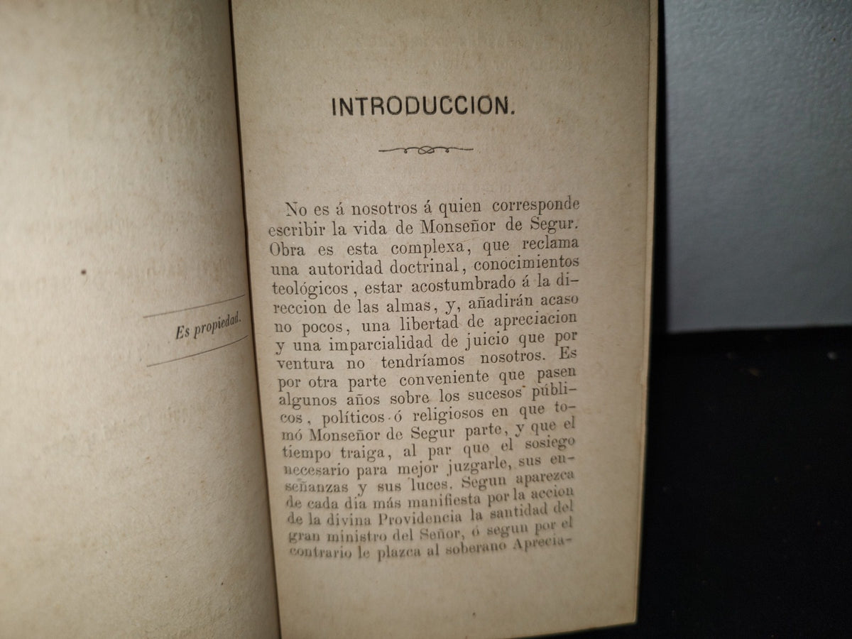 65- Cartas De Monseñor De Segur De 1854 A 1881 - Marqués De Segur - 1882