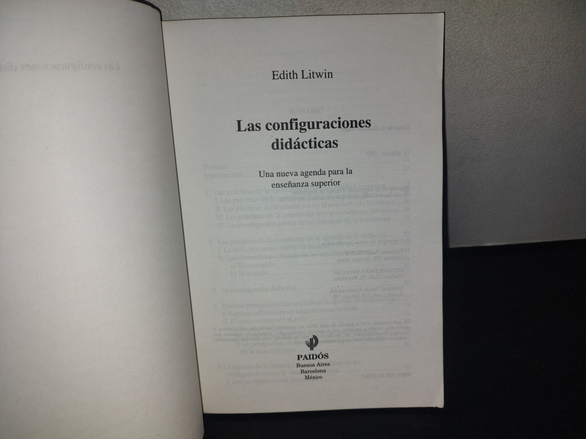 209- Las Configuraciones Didácticas. Una Nueva Agenda Para La Enseñanza Superior - Edith Litwin