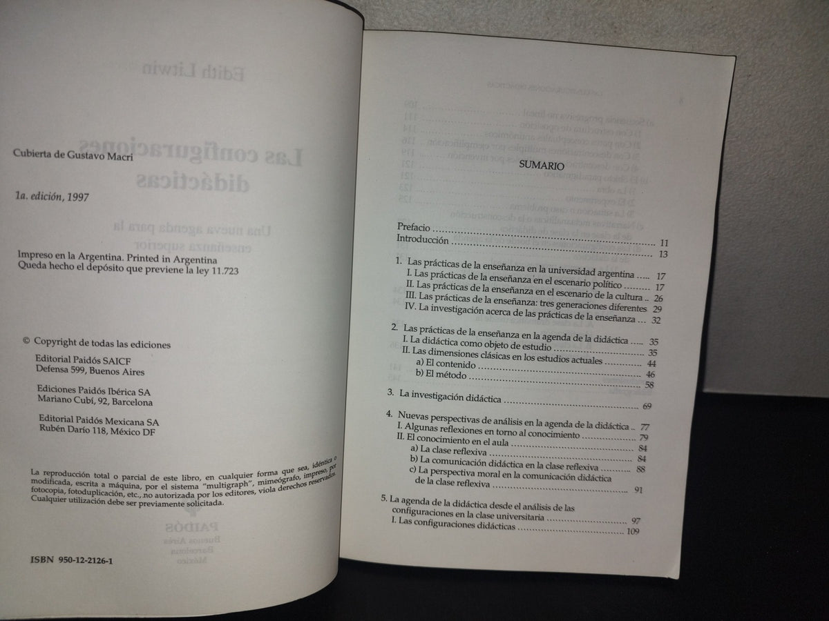 209- Las Configuraciones Didácticas. Una Nueva Agenda Para La Enseñanza Superior - Edith Litwin