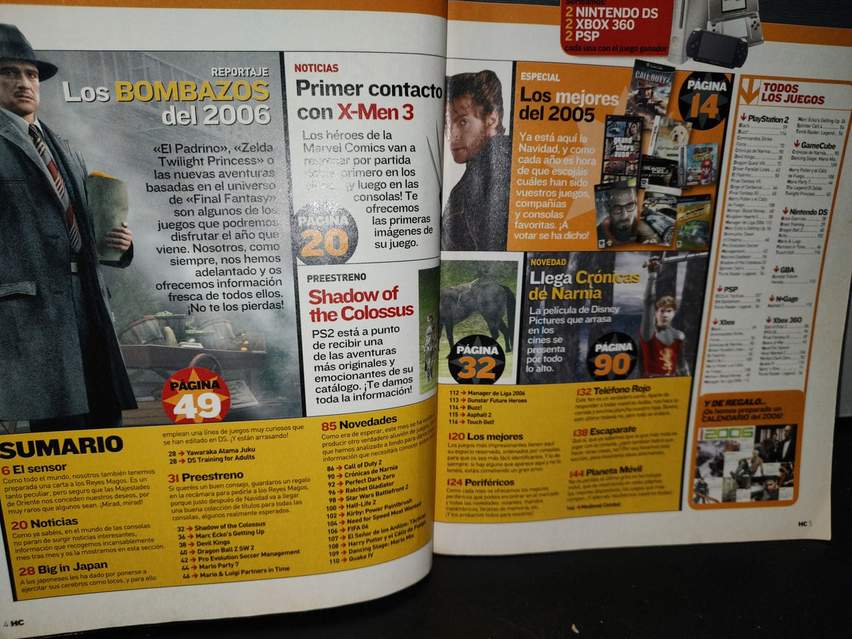 87-2- Revista Hobby Consolas. Los Juegazos De 2006. El Padrino - No. 172