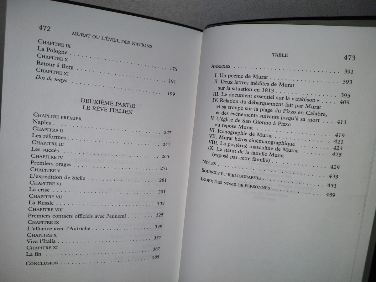 87-2- Murat - Jean Tulard - Libraire Arthème Fayard, 1999