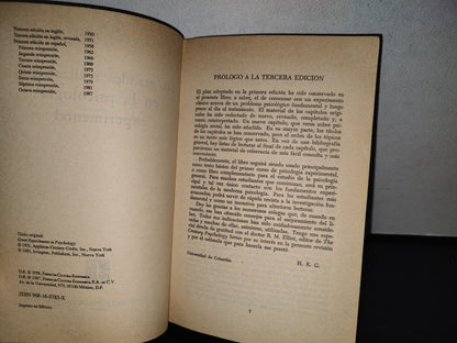 78- Las Grandes Realizaciones En La Psicología Experimental - Henry E. Garrett - 1987