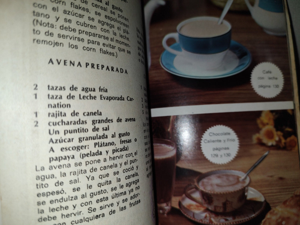 200- Recetario Vintage De Cocina Carnation Clavel - 1976