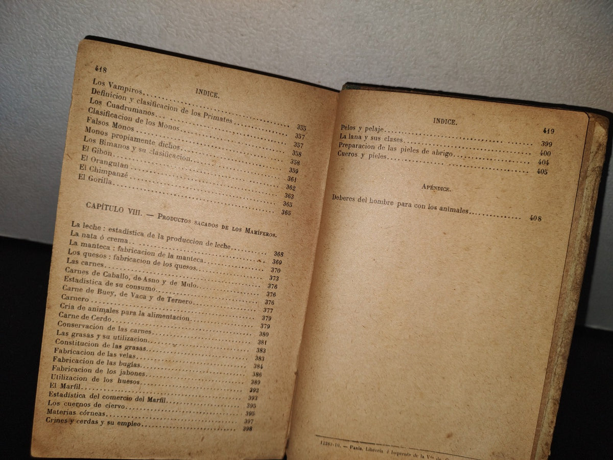 64- Los Animales. Elementos De Zoología Teórica Y Aplicada - León Gérardin - 1927