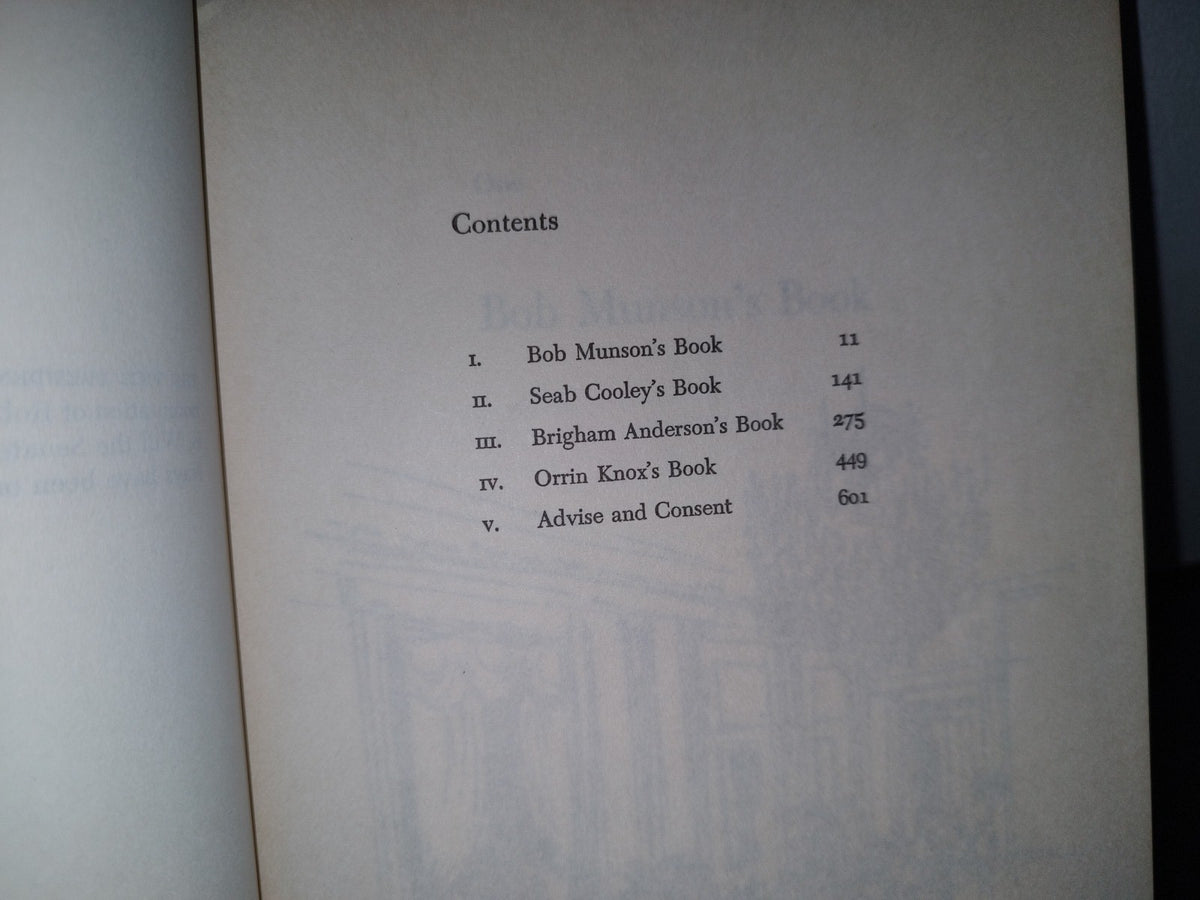 188- Advise And Consent - Allen Drury - Doubleday & Company Inc. - 1959