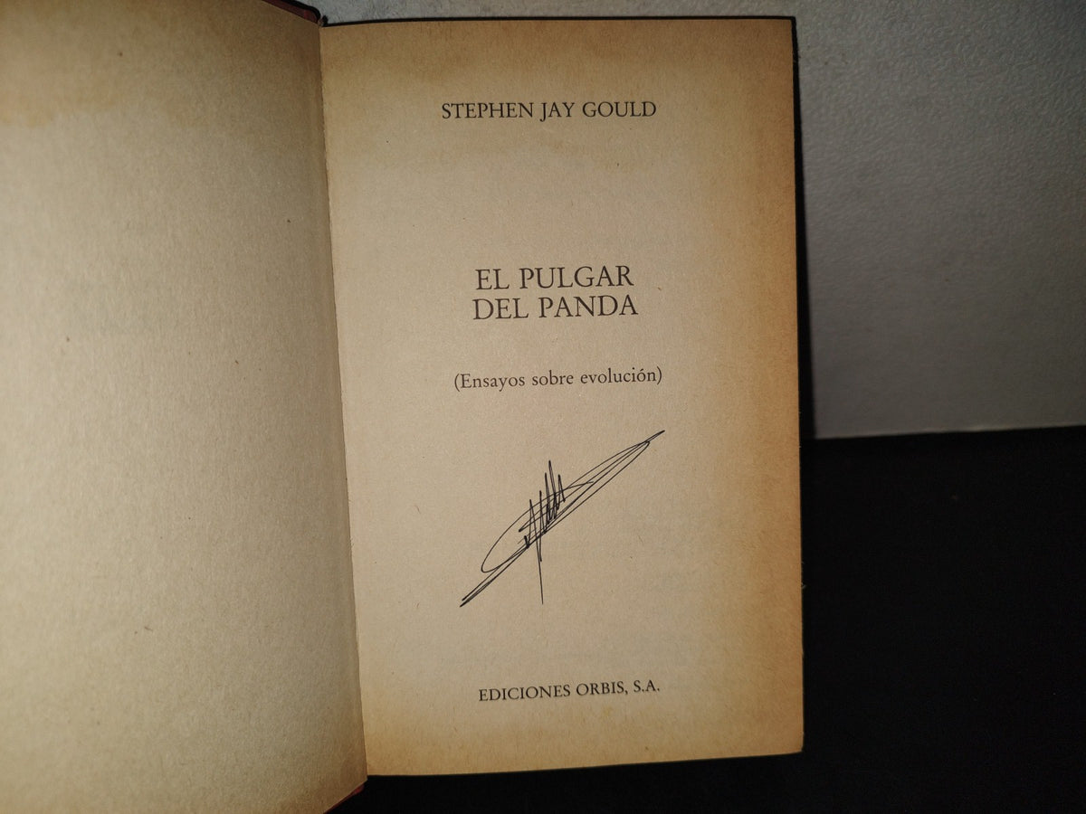 196- Muy Interesante. El Pulgar Del Panda - Stephen Jay Gould