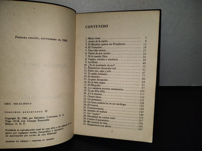 77- Agente Secreto - José Pérez Chowell - Primera Edición, Septiembe De 1980