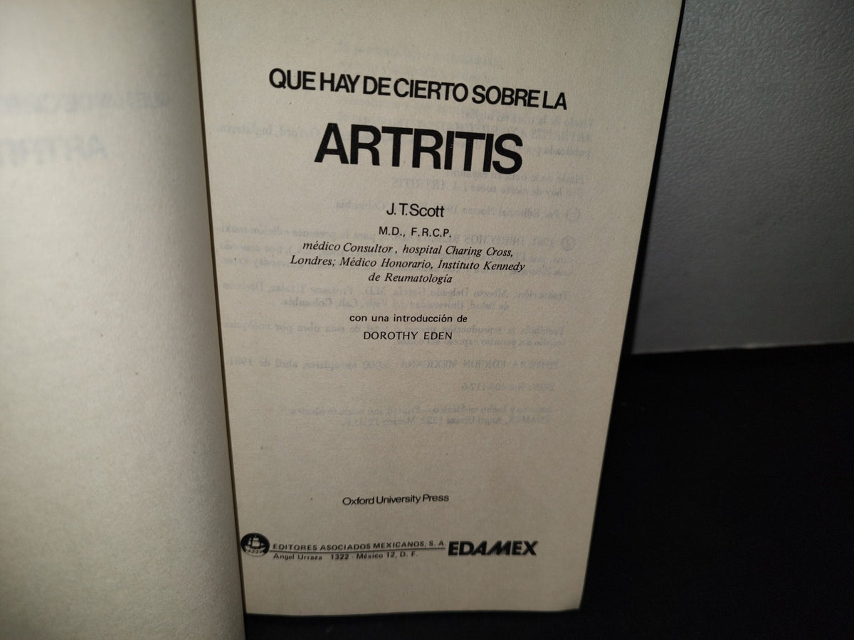 174- Qué Hay De Cierto Sobre La Artritis - J. T. Scott