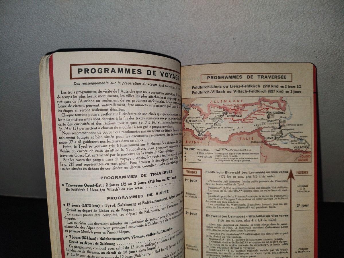 93- Mapas De Austria. Autriche Et Alpes Bavaroises - Michelin 1967