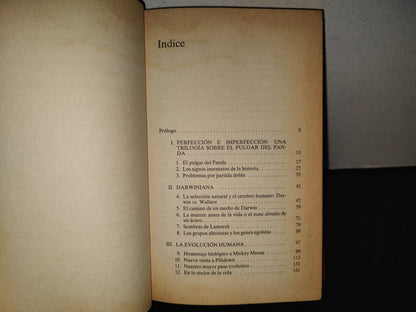196- Muy Interesante. El Pulgar Del Panda - Stephen Jay Gould