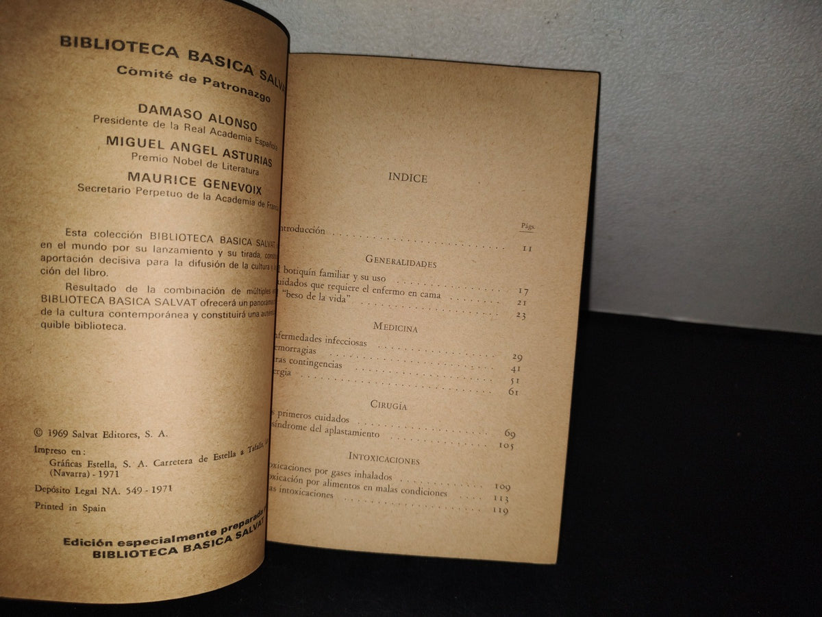 202- El Médico Aconseja - José Ma. Mascaro Porcar - Biblioteca Básica Salvat 6 - 1971