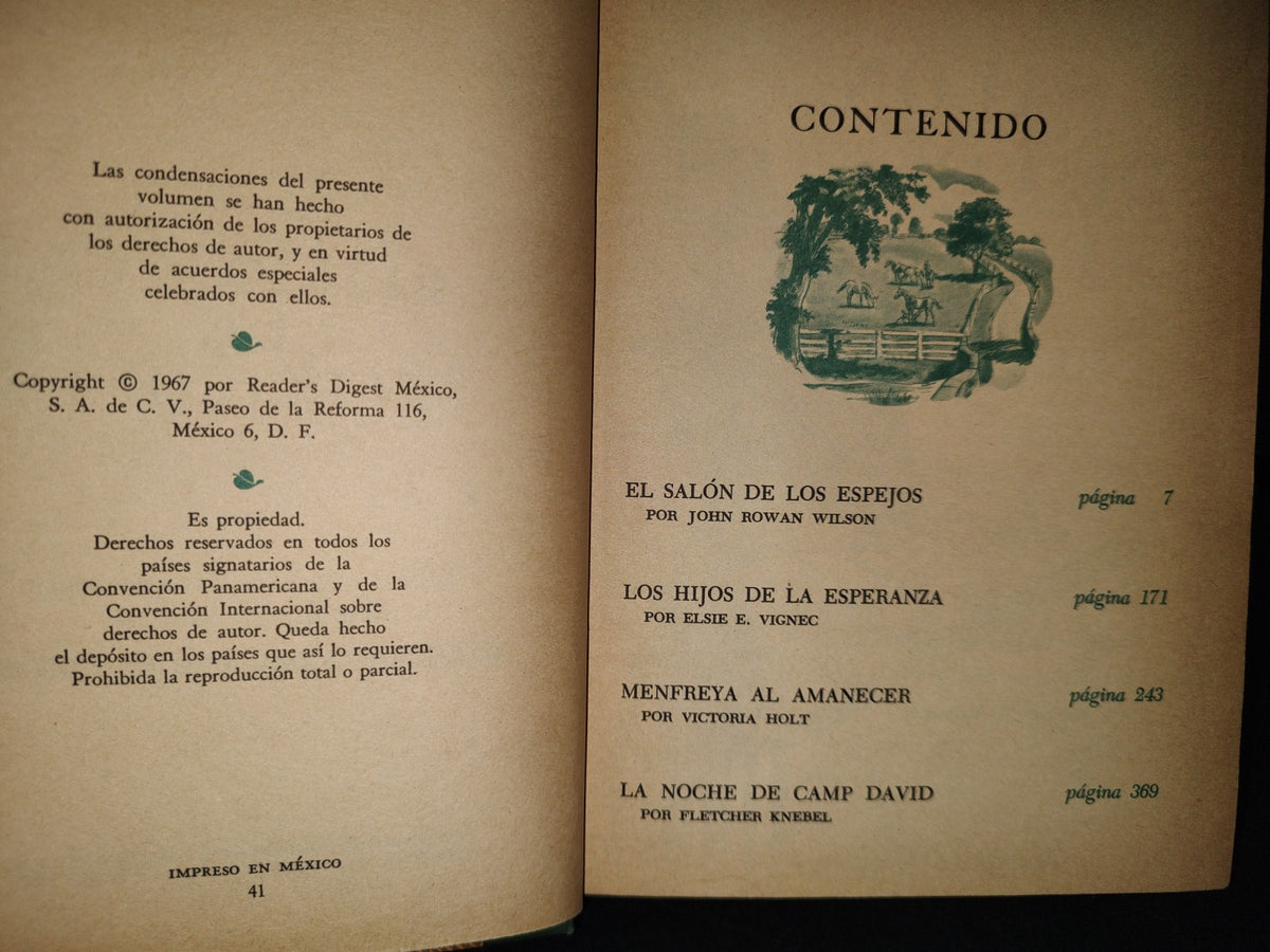 18- Selecciones Del Reader'S Digest. El Salón D Elos Espejos Y Otros... - 1967