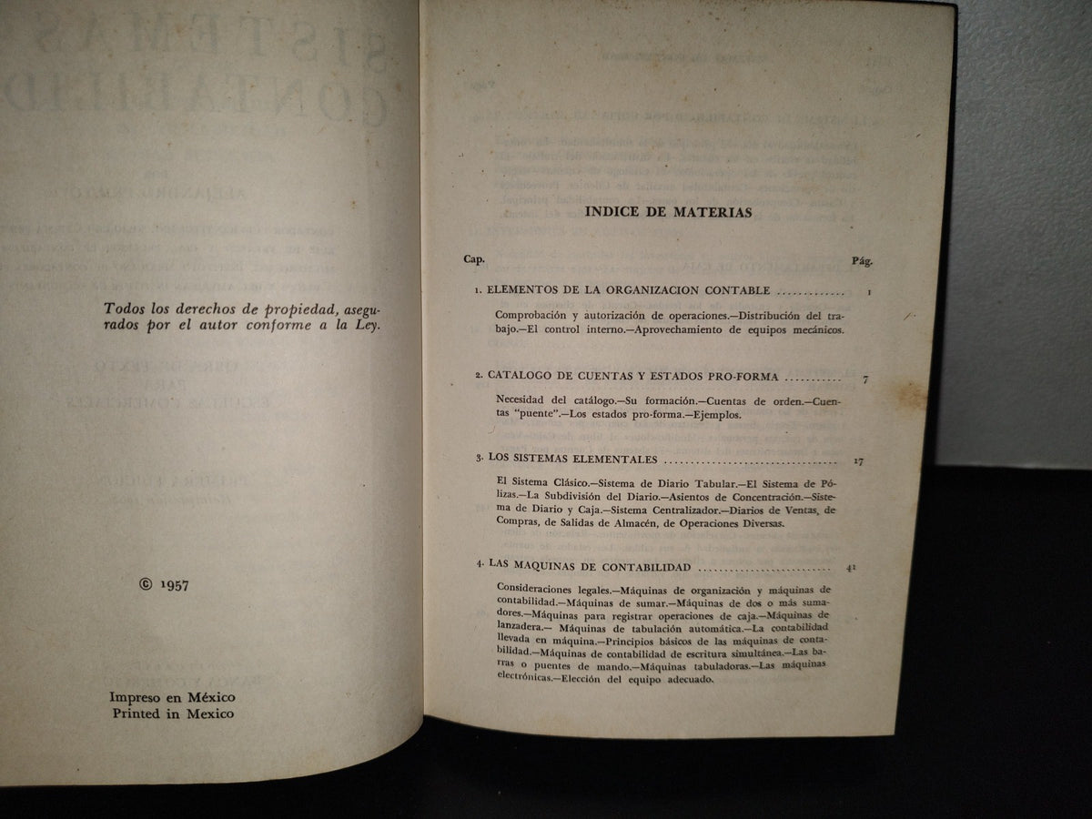 139- Sistemas De Contabilidad - Alejandro Prieto - Editorial Banca Y Comercio - 1957