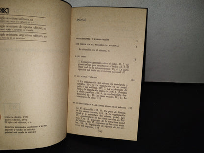 118- Los Indios En Las Clases Sociales De México - Ricardo Pozas, Isabel H. De Pozaz - Siglo Veintiuno Editores, 1976