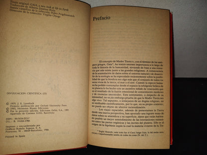 196- Gaia. Una Nueva Visión De La Vida Sobre La Tierra - J. E. Lovelock - 1986