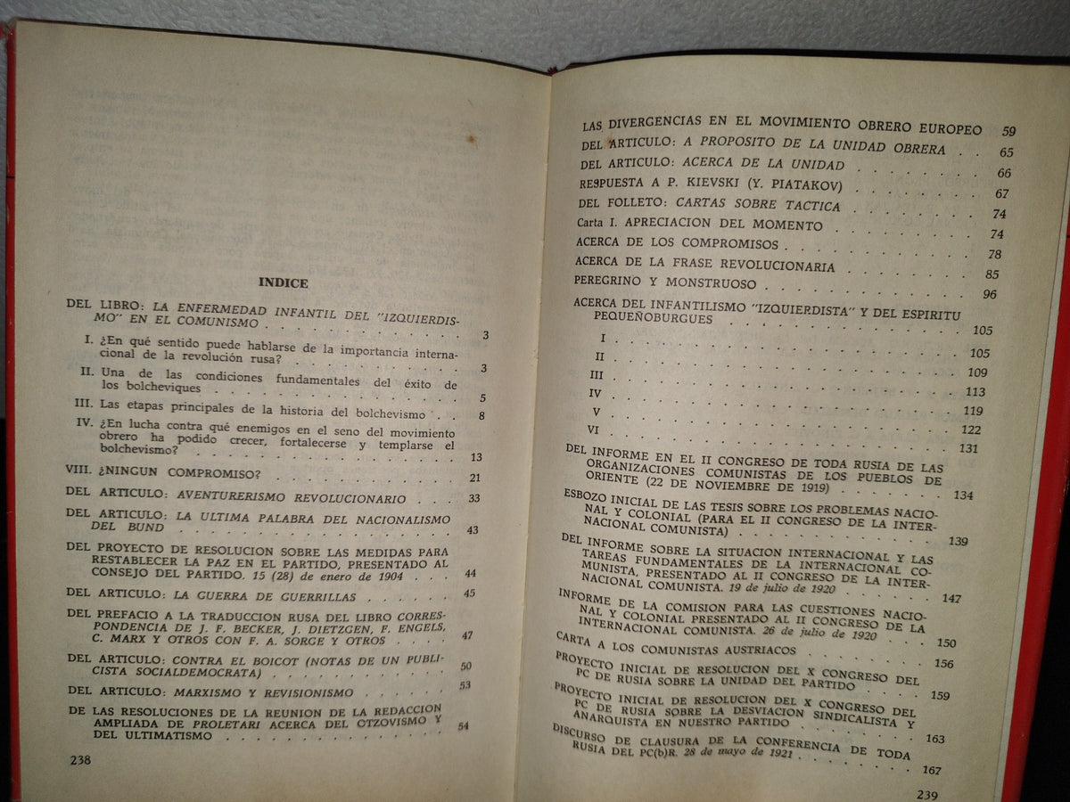 66- Lenin. Contra El Dogmatismo Y El Sectarismo En El Movimiento Obrero - Editorial Progreso, Moscú, 70'S