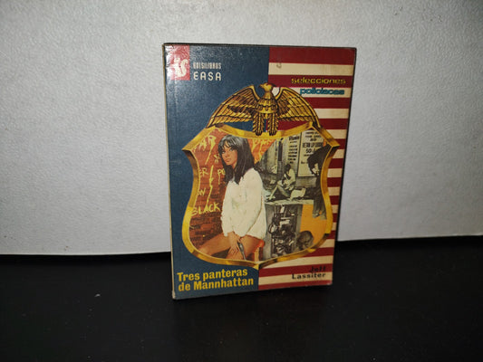 124- Bolsilibros Easa. Selecciones Policíacas. Tres Panteras De Mannhattan - Jeff Lassiter - 1979
