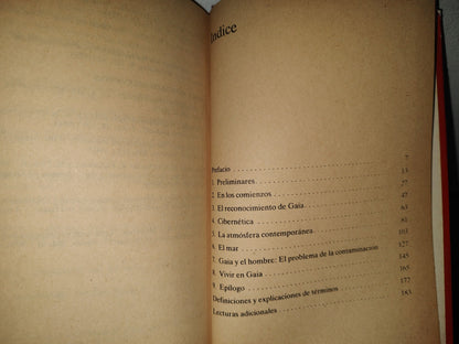 196- Gaia. Una Nueva Visión De La Vida Sobre La Tierra - J. E. Lovelock - 1986