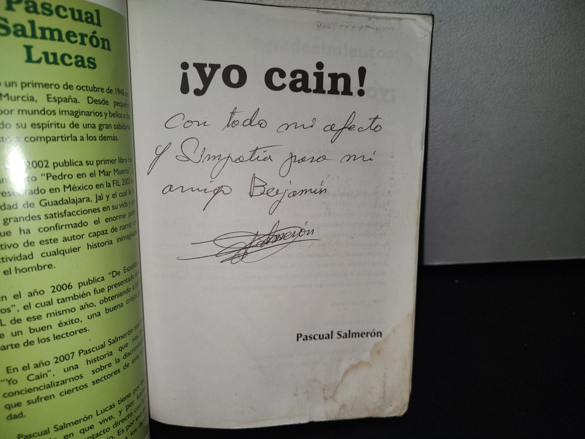 90- ¡Yo Cain! - Pascual Salmerón - Firmado